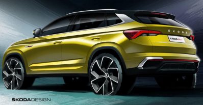 Sketches show sporty skoda kamiq gt for china