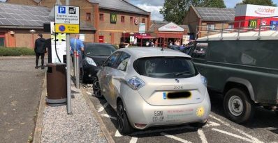 800 miles in a week in an electric car: 12