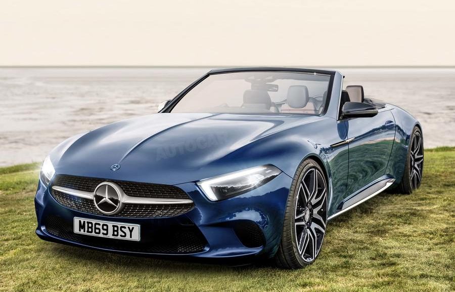 New 2020 mercedes benz sl: first images preview design