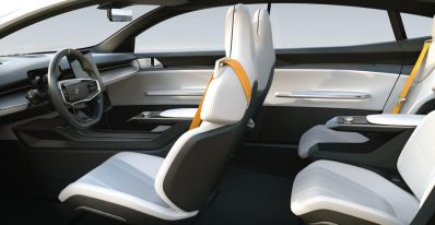 Polestar precept: sleek saloon previews brand's future design