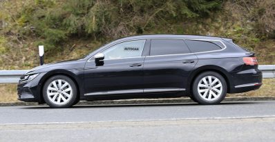 2021 volkswagen arteon shooting brake spotted undisguised